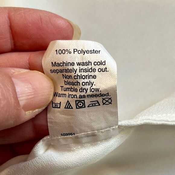 J. Crew Razorback Spaghetti Strap Soft White Tank  8 - Picture 8 of 8